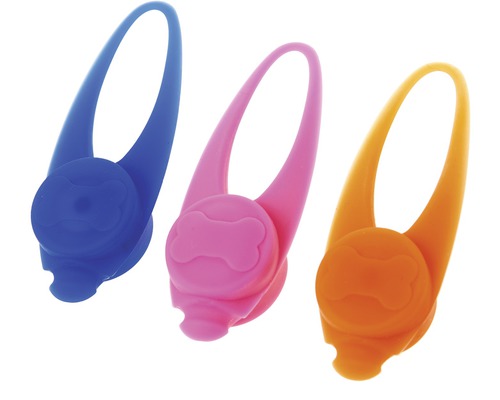 Sicherheitsanhänger Karlie Blinkys Silicon color, farblich sortiert