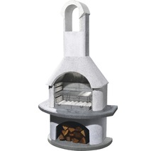 Buschbeck Grillkamin Valenzia 65 x 34 x 203 cm weiß