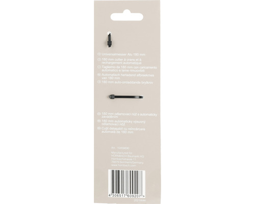 Aluminium Universalmesser 180 Millimeter