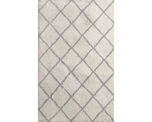 Teppich Shaggy Raute Stream ivory 80x150 cm Teppich Shaggy Raute Stream ivory 80x150 cm