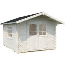 Gartenhaus Palmako Sally 10,2 m² inkl. Fußboden und Vordach 300 x 360 cm tauchgrundiert-thumb-1 Gartenhaus Palmako Sally 10,2 m² inkl. Fußboden und Vordach 300 x 360 cm tauchgrundiert-thumb-1