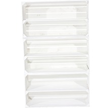 Vintage Obstkiste weiß 74,5x40,5x31 cm 2er-Set