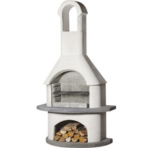 Buschbeck Grillkamin Valenzia 65 x 34 x 203 cm weiß