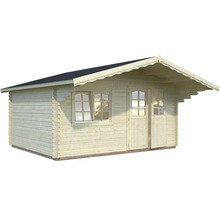 Gartenhaus Palmako Sally 15,5 m² inkl. Fußboden und Vordach 450 x 360 cm natur-thumb-1 Gartenhaus Palmako Sally 15,5 m² inkl. Fußboden und Vordach 450 x 360 cm natur-thumb-1