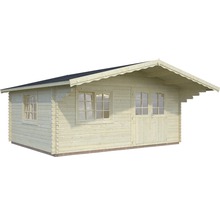 Gartenhaus Palmako Sally 19,1 m² inkl. Fußboden und Vordach 510 x 390 cm natur-thumb-2 Gartenhaus Palmako Sally 19,1 m² inkl. Fußboden und Vordach 510 x 390 cm natur-thumb-2