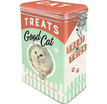Dose zur Aufbewahrung von Katzensnacks mit Katzenmotiv