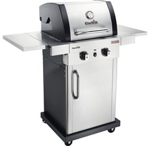 Char-Broil Gasgrill mit zwei Brennern, Ablageflächen und Unterschrank
