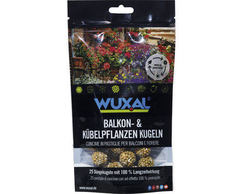 Wuxal Balkon- und Kübelpflanzen Kugeln Packung