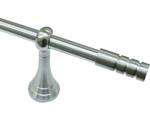 Gardinenstange aus Metall mit Halterung