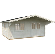 Gartenhaus Palmako Sally 19,1 m² inkl. Fußboden und Vordach 510 x 390 cm tauchgrundiert-thumb-2 Gartenhaus Palmako Sally 19,1 m² inkl. Fußboden und Vordach 510 x 390 cm tauchgrundiert-thumb-2
