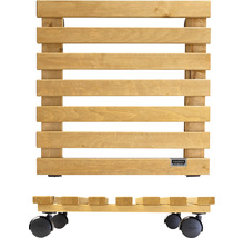 Pflanzenroller aus Holz mit Rollen