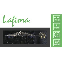 Lafiora Lichterkette zur Dekoration von Sonnenschirmen, mit Solarbetrieb