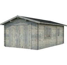 Einzelgarage Palmako Roger 19,0 m² mit Holztor 360 x 550 cm tauchgrundiert grau-thumb-1 Einzelgarage Palmako Roger 19,0 m² mit Holztor 360 x 550 cm tauchgrundiert grau-thumb-1