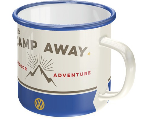 Emaille-Becher VW Bulli Camp Away