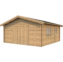 Einzelgarage Palmako Roger 27,7 m² mit Holztor 540 x 540 cm tauchgrundiert braun-thumb-1 Einzelgarage Palmako Roger 27,7 m² mit Holztor 540 x 540 cm tauchgrundiert braun-thumb-1