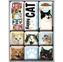 Magnet mit Katzenmotiven