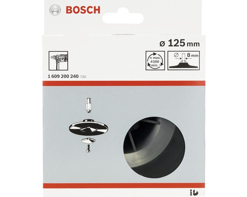 Bosch Logo Schleifscheibe 125 Millimeter Verpackung