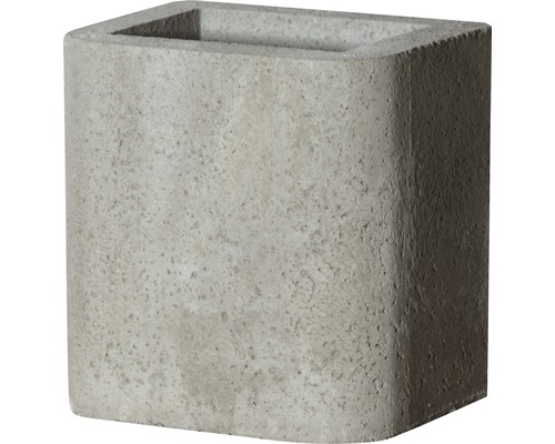 Buschbeck Schornsteinverlängerung für Gartengrillkamin 26 x 32 x 34 cm Beton grau Beton Blumentopf