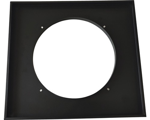Quadratische Blende mit runder Öffnung