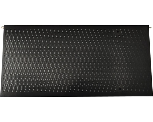 Schwarze Solarabsorbermatte mit Rautenmuster