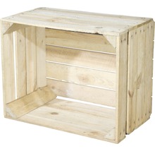Obstkiste hell 50x40x30 cm 4er-Set