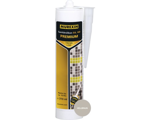 Sanitär Silikon Murexin SIL60 Premium Trendline hellbraun 310 ml