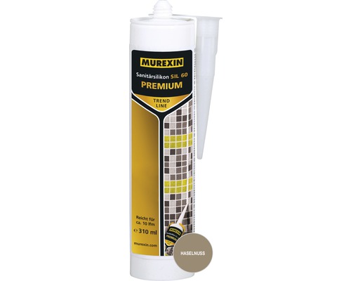 Sanitär Silikon Murexin SIL 60 Premium Trendline haselnuss 310 ml Murexin Sanitärsilikon SIL 60 Premium, Füllmenge 310 ml