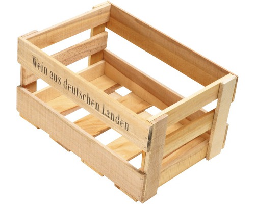 Weinkiste "Wein aus deutschen Landen" 46x30,5x24 cm 6er-Set