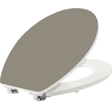 WC-Sitz Form & Style Color Edge Taupe matt mit Absenkautomatik-thumb-0