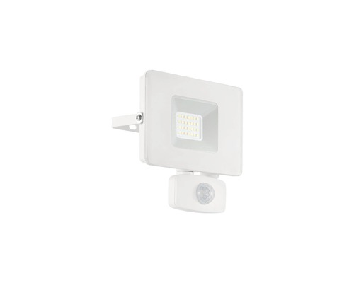 LED Strahler Eglo FAEDO 3, 21 W 5000 K tageslichtweiß IP 44 mit Bewegungssensor weiß (33157)