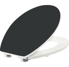 WC-Sitz Form & Style Color Edge schwarz mit Absenkautomatik-thumb-0