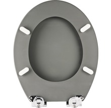 WC-Sitz Soft Touch grau mit Absenkautomatik-thumb-7