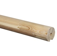 Holzrundstab mit Nut und Bohrung
