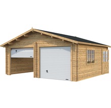 Doppelgarage Palmako Roger 28,4 m² mit Sektionaltoren 575 x 510 cm tauchgrundiert braun-thumb-1 Doppelgarage Palmako Roger 28,4 m² mit Sektionaltoren 575 x 510 cm tauchgrundiert braun-thumb-1