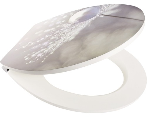 WC-Sitz mit Wassertropfen Motiv