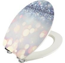 Toilettendeckel mit Glitzeroptik