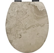Toilettendeckel mit Steinmuster