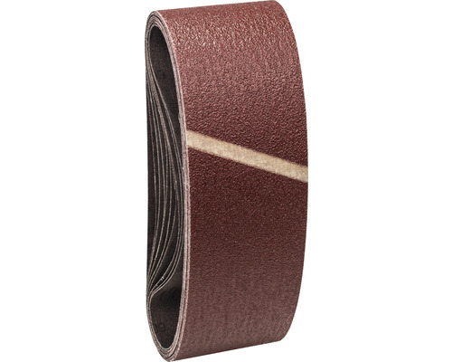 Schleifblatt für Bandschleifer Bosch 75x533 mm, Korn 60, 10er Pack Schleifband mit Schleifkorn