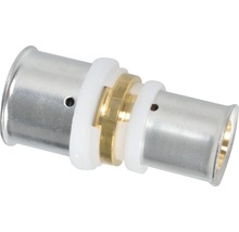 Pressverbinder aus Metall mit Dichtung