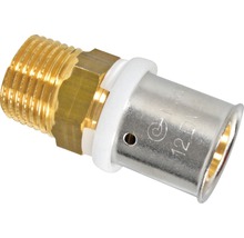 Pressfitting mit Außengewinde aus Metall