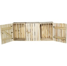 Holztruhe natur 50x40x30 cm