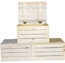 Holztruhe natur 50x40x30 cm