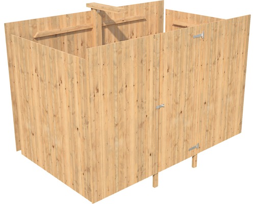 Sichtschutzzaun aus Holz