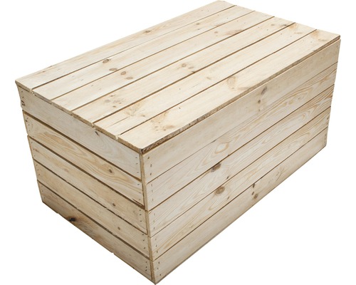 Holzkiste mit Deckel