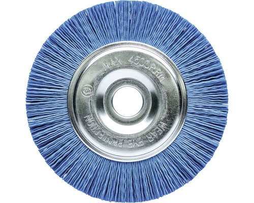 GLORIA Nylon-Fugenbürste, blau Zubehör für Gloria MultiBrush und WeedBrush Drahtbürste zur Montage an einer Bohrmaschine