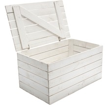 Aufbewahrungsbox Vintage Möbel 24 800 x 500 x 400 mm weiß