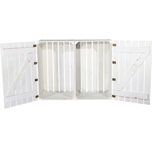 Aufbewahrungsbox Vintage Möbel 24 800 x 500 x 400 mm weiß
