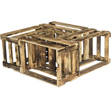Weinkiste geflammt 46x30,5x24 cm