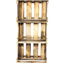 Weinkiste geflammt 46x30,5x24 cm