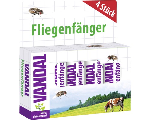 Vandal Fliegenfänger, 4 Stück Packung Vandal Fliegenfänger, 4 Stück Packung